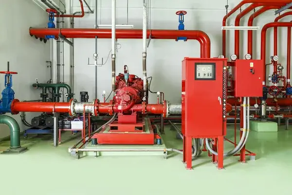 dispositivos en el sistema ACI de agua contra incendios